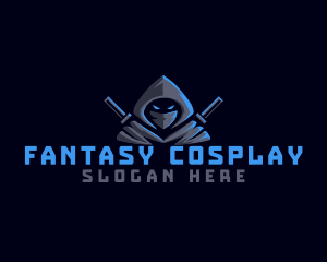Cosplay - Ninja Assassin Gaming logo design