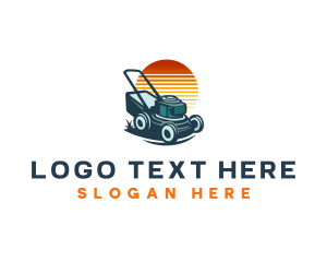 Agriculturist - Grass Cutting Equipment logo design