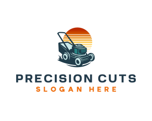 Cutting - Grass Cutting Equipment logo design