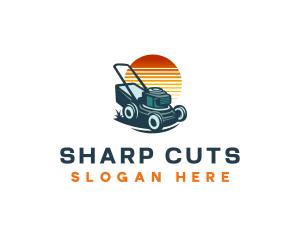 Grass Cutting Equipment logo design