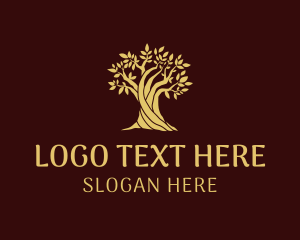 Wisdom - Regal Ancient Tree logo design