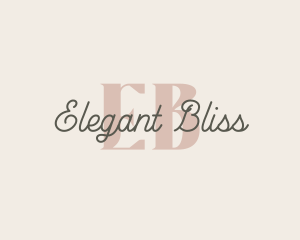 Elegant Cursive Signature logo design