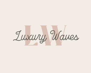 Elegant Cursive Signature logo design