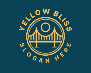 Yellow Suspension Bridge logo design