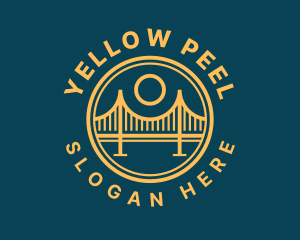 Yellow Suspension Bridge logo design