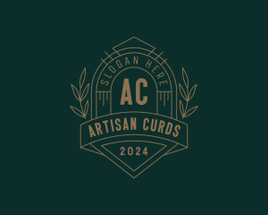 Artisanal Boutique Wreath logo design