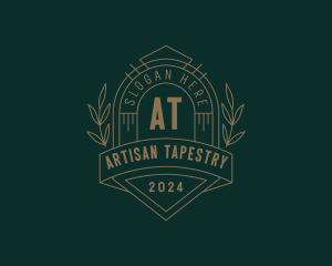 Artisanal Boutique Wreath logo design