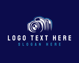 Dslr - Camera Lens Studio logo design