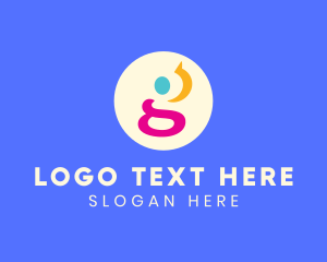 Text - Fancy Colorful Letter G logo design