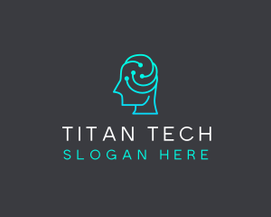 AI Cyber Tech logo design