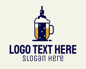 Beverage - Mug Beer City logo design