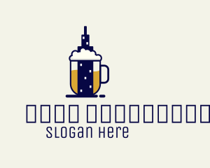 Distiller - Mug Beer City logo design