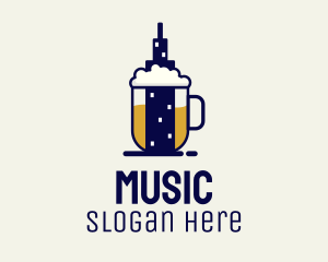 Liqueur - Mug Beer City logo design