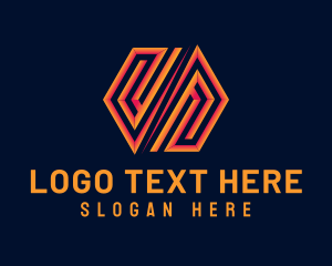 Hexagon - Technology Advertising Agency logo design