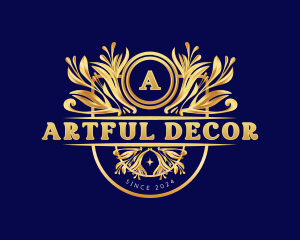 Floral Decor Ornament  logo design