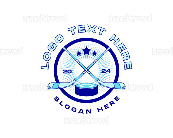 Hockey Sports Tournament Logo