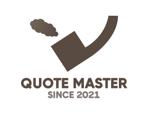 Quote Smoking Pipe logo design