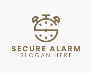 Alarm - Alarm Clock Letter S logo design