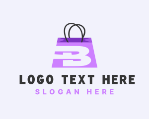 Online Store - Shopping Mall Bag logo design