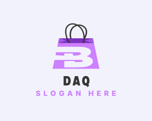 Letter B - Shopping Mall Bag logo design