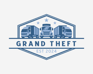Transport Truck Shipment Logo