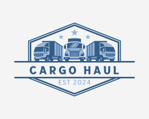 Transport Truck Shipment logo design