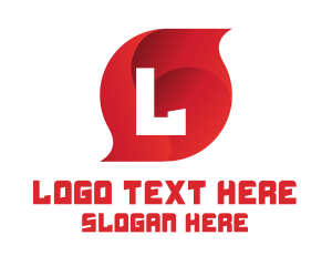 Twitch Streamer - Red Digital Lettermark logo design