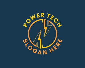 Electricity Bolt Energy logo design