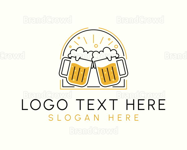 Craft Beer Mug Logo