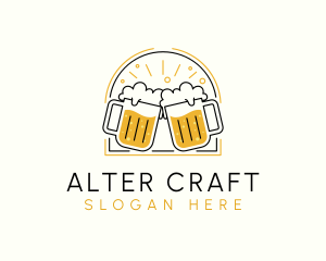 Craft Beer Mug logo design