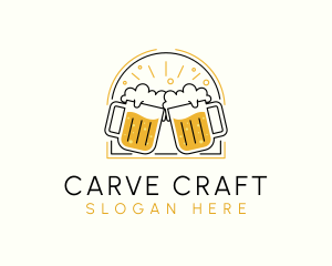 Craft Beer Mug logo design