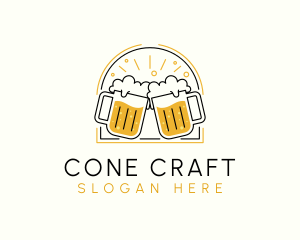 Craft Beer Mug logo design