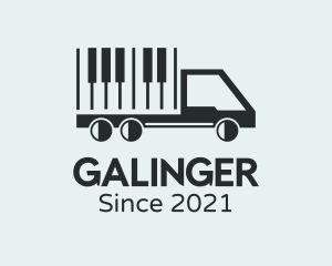 Piano Keys - Piano Keys Truck logo design