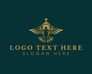 Religious - Church Faith Dove logo design