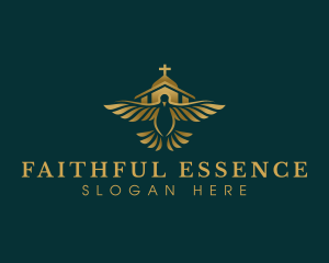 Faith - Church Faith Dove logo design