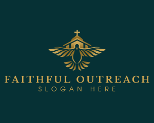 Evangelization - Church Ministry Dove logo design