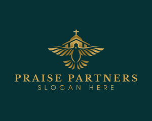 Praise - Church Faith Dove logo design