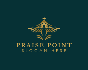 Praise - Church Faith Dove logo design