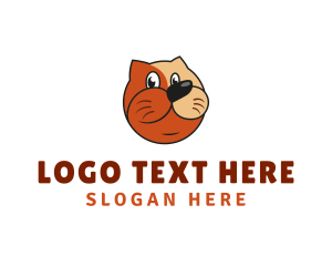 Cute - Dog Pet Animal logo design