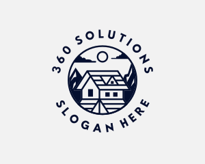 Mountain House Roofing logo design