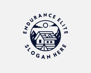 Mountain House Roofing logo design