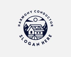 Mountain House Roofing logo design