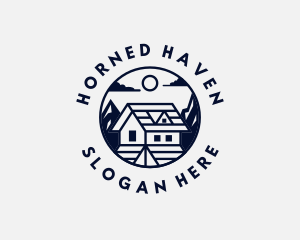 Mountain House Roofing logo design