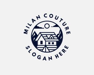 Mountain House Roofing logo design