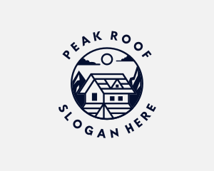 Mountain House Roofing logo design