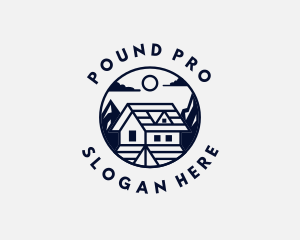 Mountain House Roofing logo design