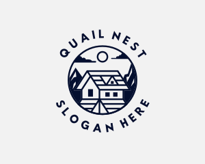 Mountain House Roofing logo design