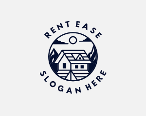 Rental - Mountain House Roofing logo design