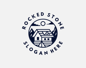 Mountain House Roofing logo design