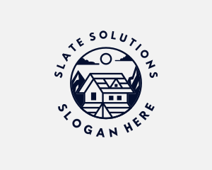 Mountain House Roofing logo design